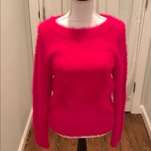 NWT Lou & Grey Magenta Eyelash Sweater